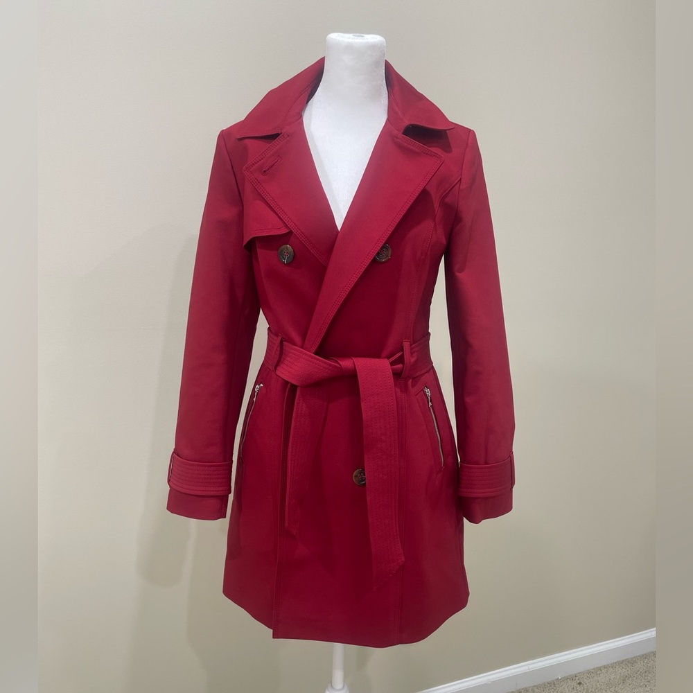 Express Women’s Red Trench Coat  | XS